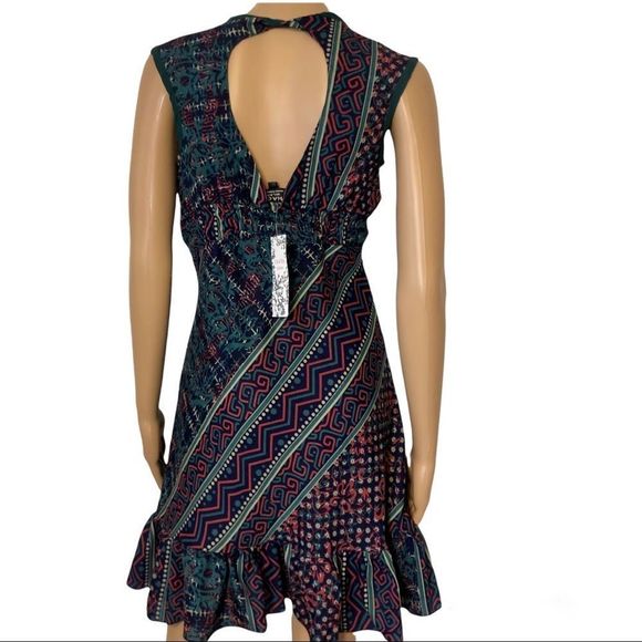 Mini Dress Multicolor Chacha Milano Imported Italy Size Small - Picture 4 of 8